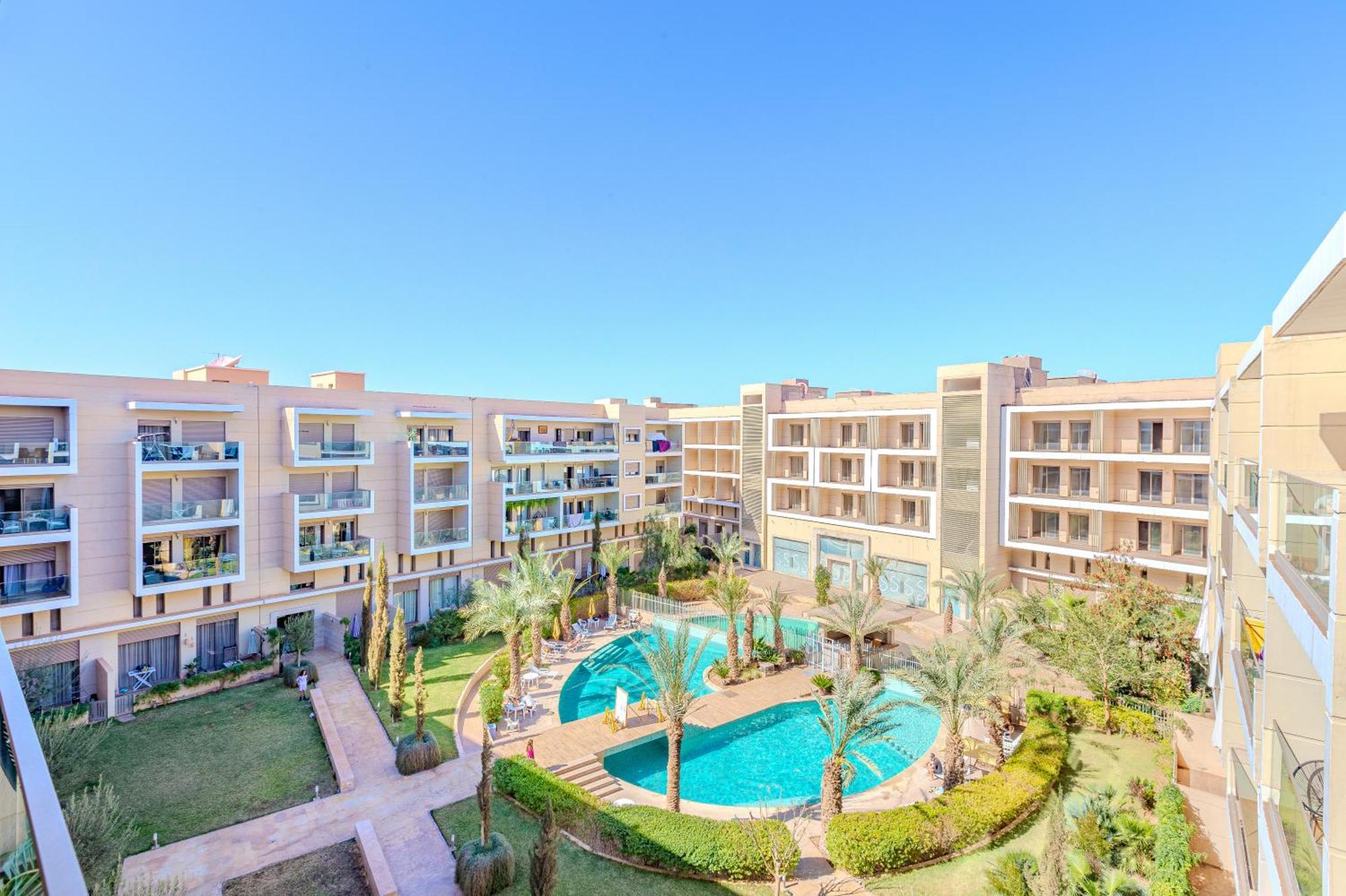Royal Deluxe Gold - Marrakech, Luxe Pool View Apartment Маракеш Екстериор снимка